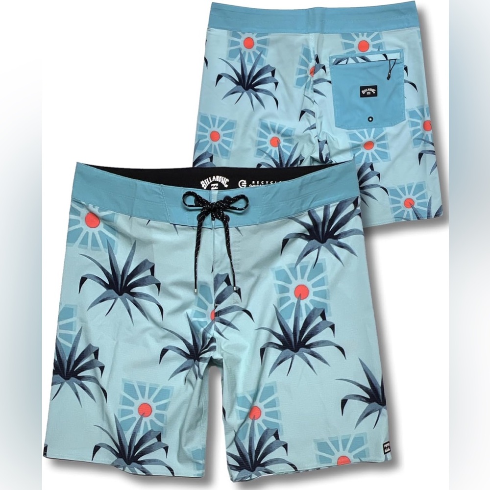 NWT Billabong Boys' Sundays Pro 17” Board Shorts~Size 28~Large~Swim Trunks~$50